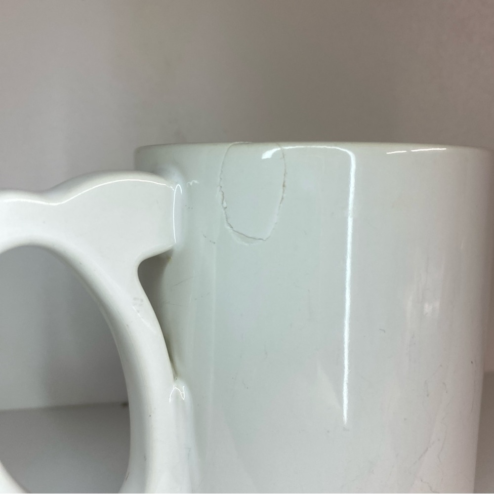 Welcome Home White Mug w/ Pink Bow Handle 80’s Vintage Cottagecore Romantic - Picture 5 of 10